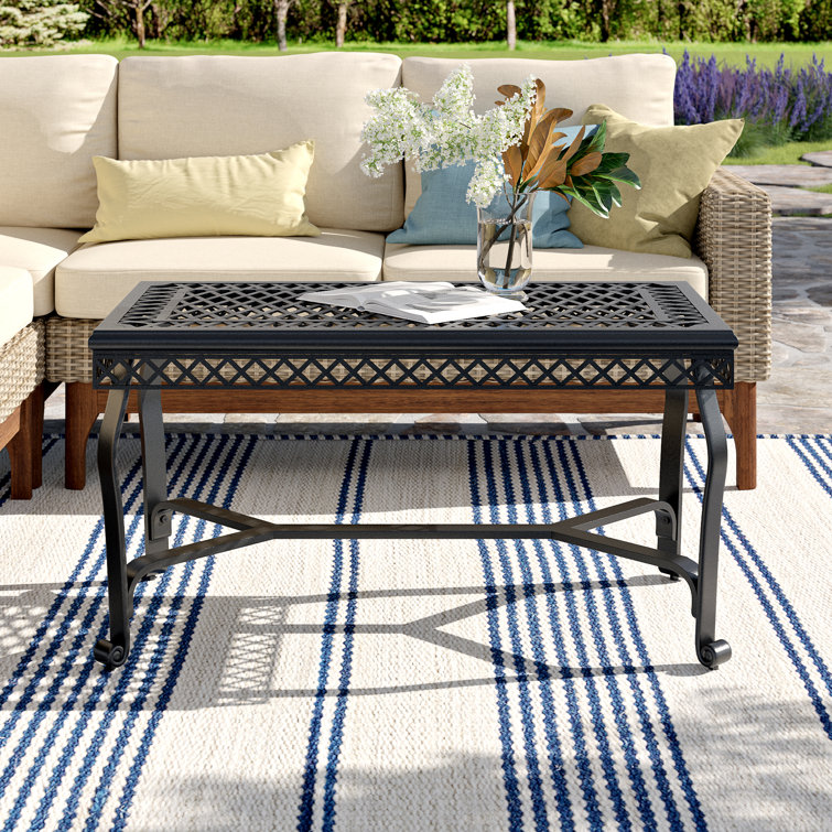 Fleur De Lis Living Nadine Metal Coffee Table & Reviews Wayfair